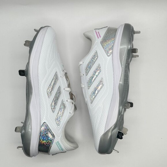 Women's Adidas Adizero PureHustle 3 Sis Bates Softball Cleats Size 10 ID1664 New - Picture 6 of 10